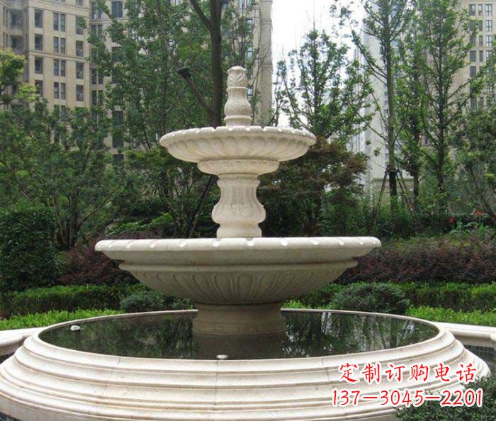 漳州小区景观欧式喷泉石雕 (2)