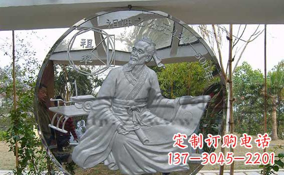 漳州校园不锈钢名人浮雕