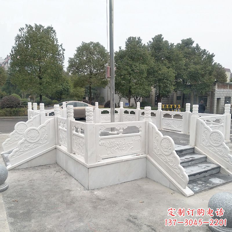 漳州校园广场石雕升旗台