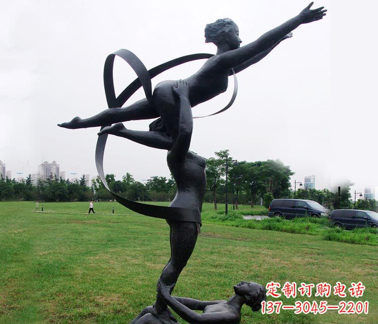 漳州艺术体操运动员雕塑