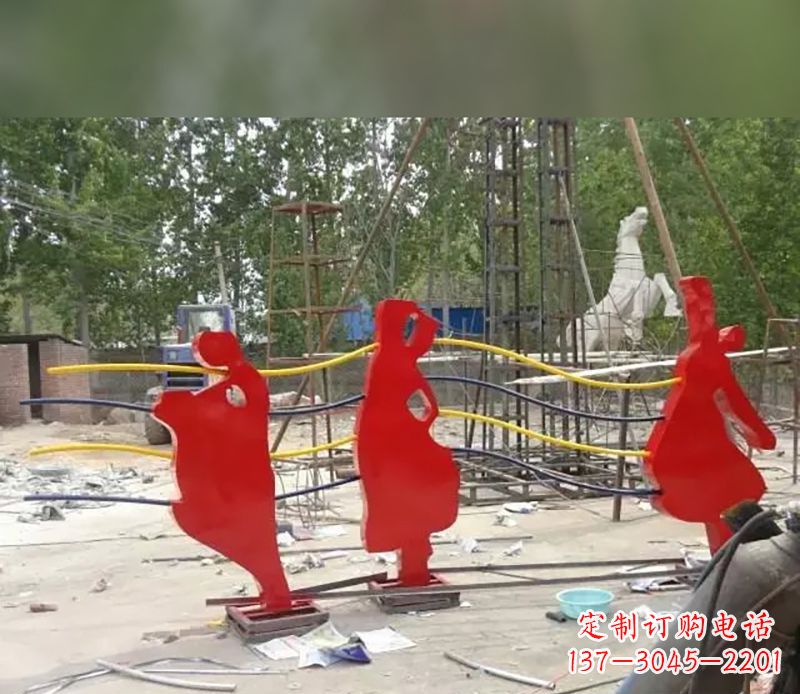 漳州音符剪纸雕塑不锈钢