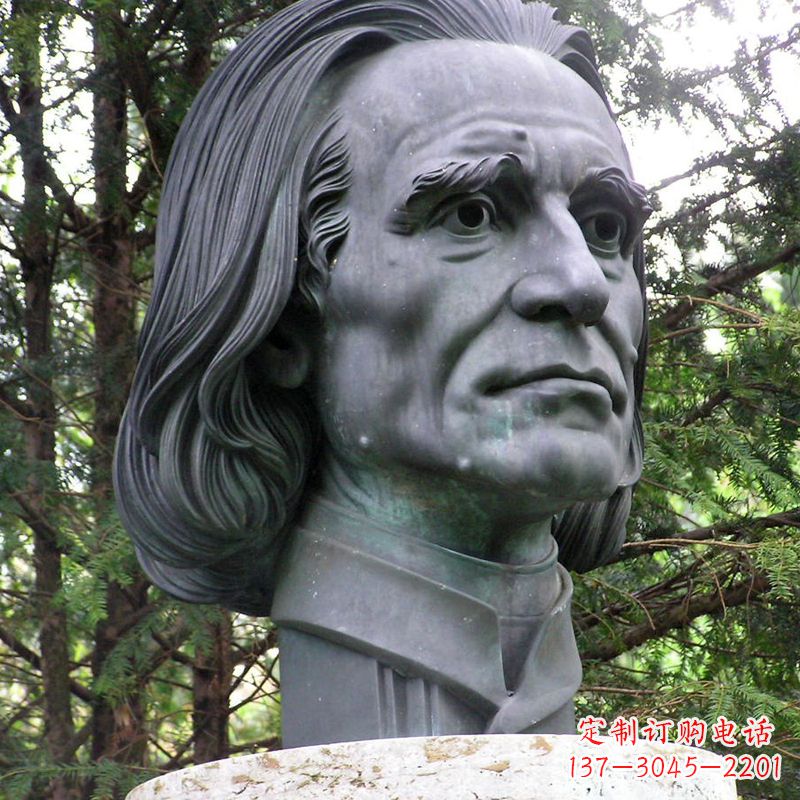 漳州英国著名外科医生利斯特铜雕头像雕塑
