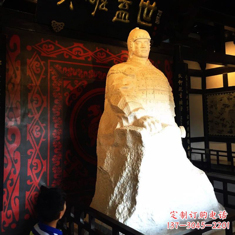 漳州英雄盖世楚霸王石雕像