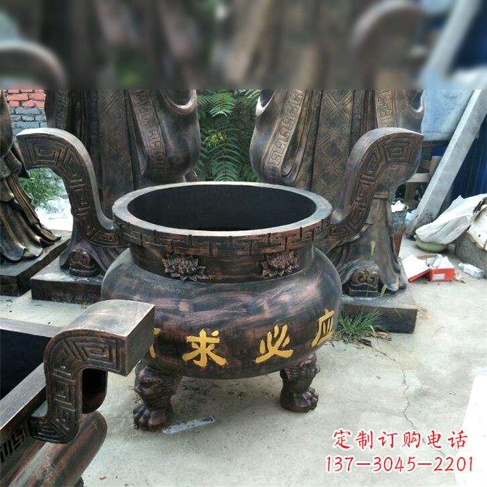 漳州有求必应祈福铜雕香炉