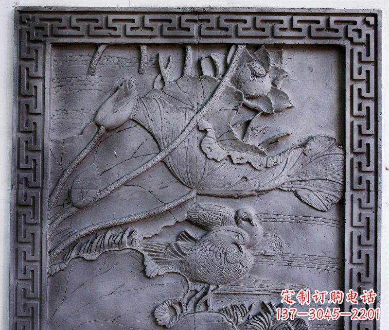 漳州鸳鸯青石浮雕