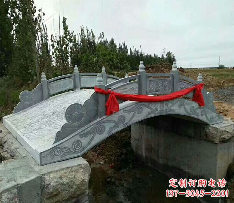 漳州园林仿古石拱桥景观雕塑