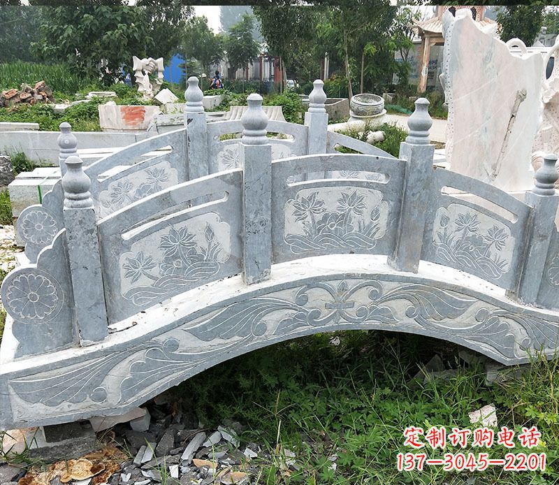 漳州园林仿古石拱桥景观石雕 (3)