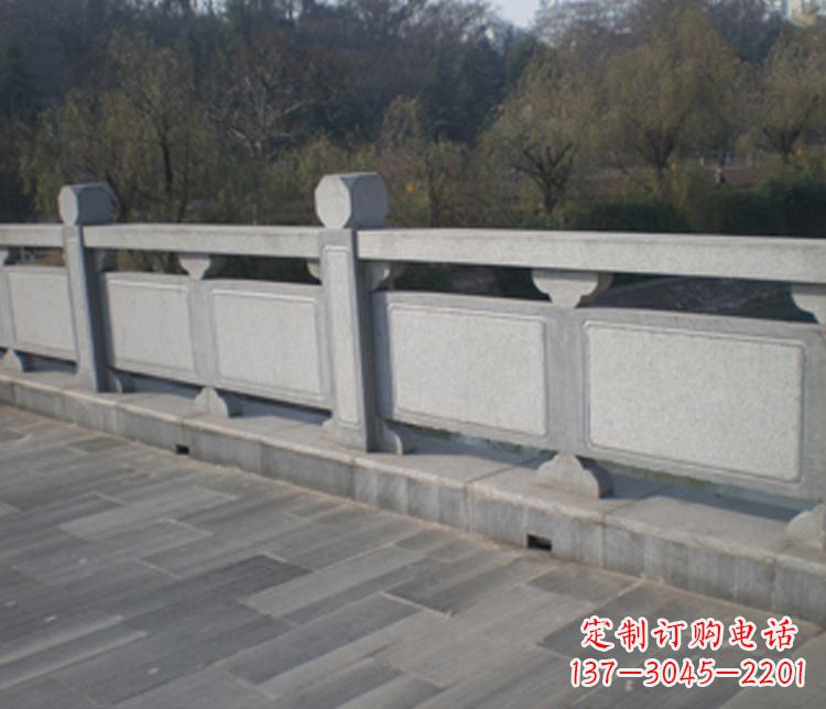 漳州园林仿古石栏板景观石雕 (7)