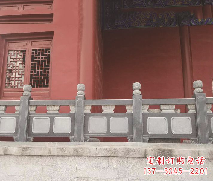 漳州园林仿古石栏板景观石雕 (8)