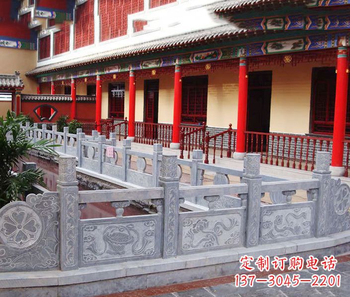 漳州园林仿古石栏板景观石雕 (12)