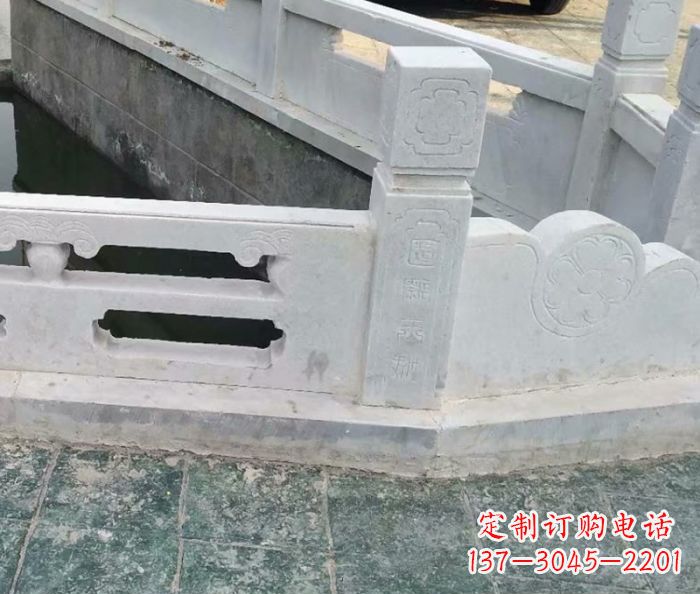 漳州园林景观大理石栏板雕塑 (7)