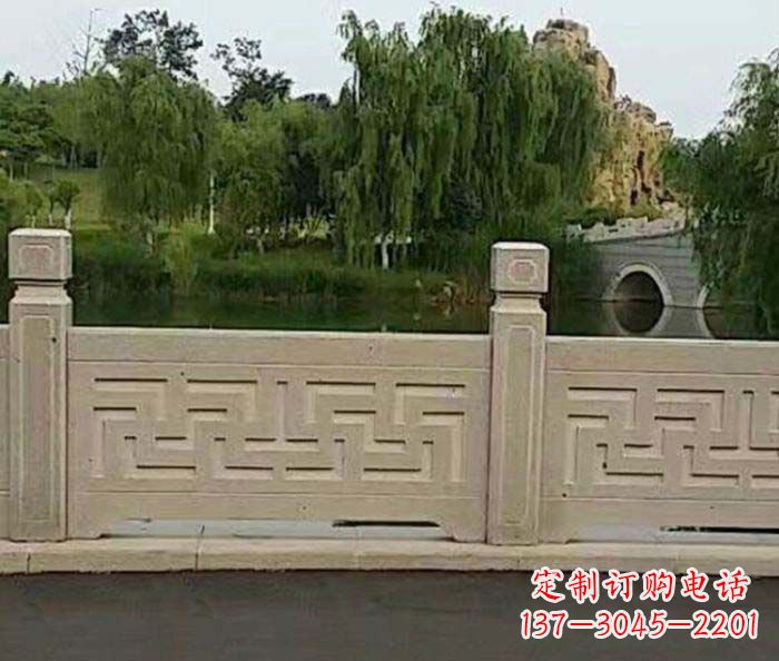 漳州园林景观大理石栏板石雕 (4)