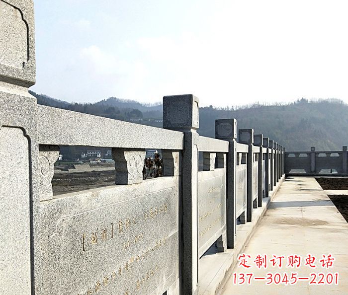 漳州园林景观大理石栏板石雕 (14)