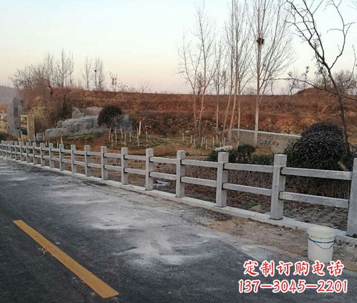 漳州园林景观大理石栏杆石雕 (2)