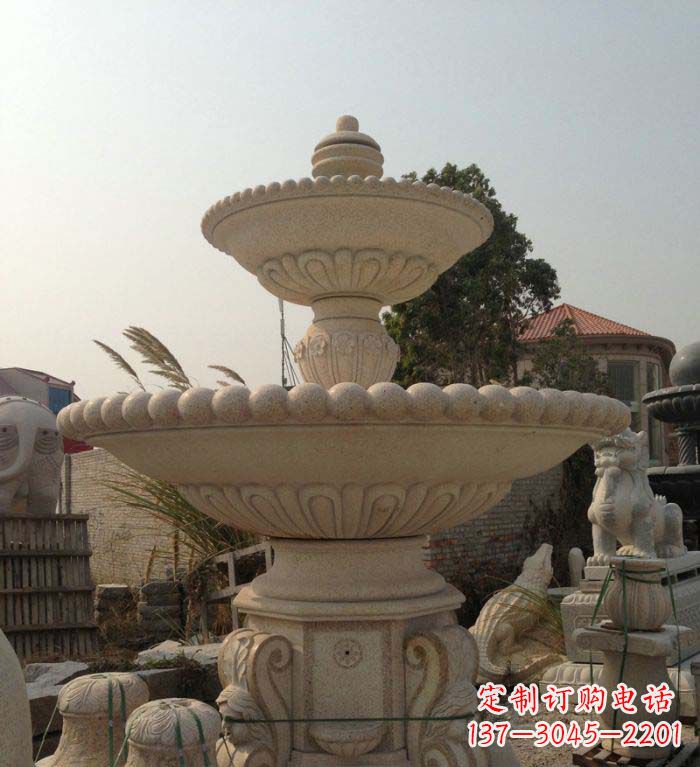 漳州园林景观大型喷泉石雕