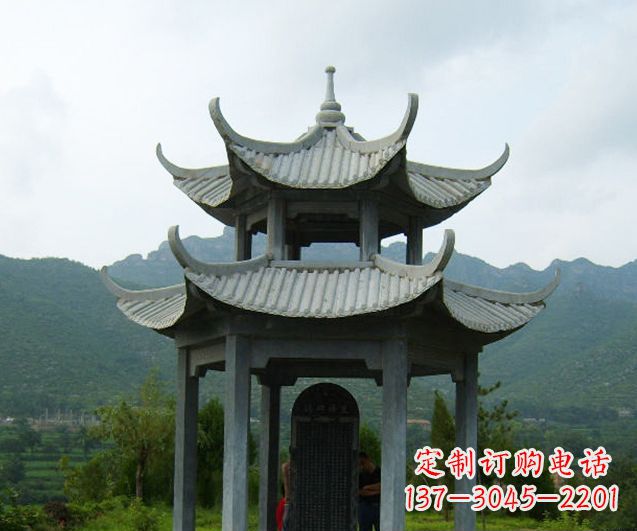 漳州园林景观仿古凉亭石雕