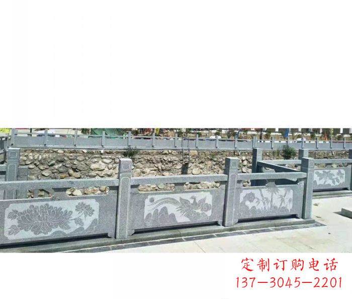 漳州园林景观仿古石雕栏板 (5)