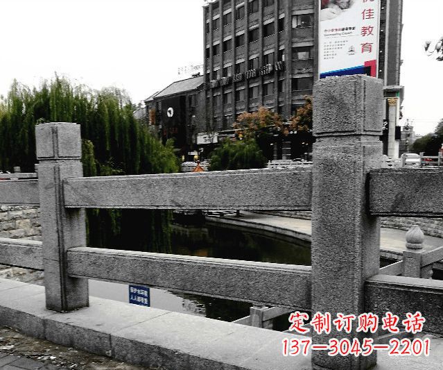 漳州园林景观仿古石雕栏板 (9)