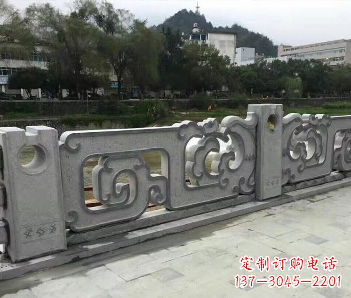 漳州园林景观仿古石雕栏板_1