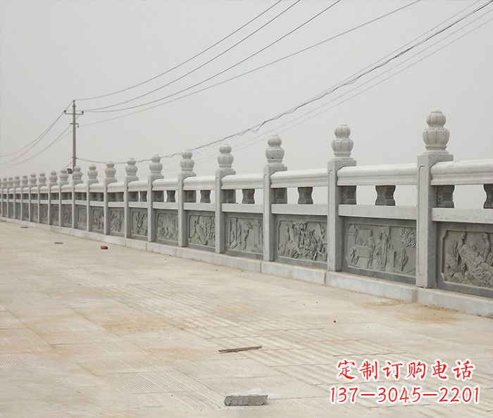 漳州园林景观仿古石雕栏板_2