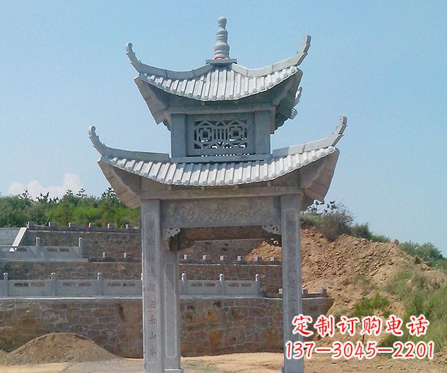 漳州园林景观仿古石雕凉亭