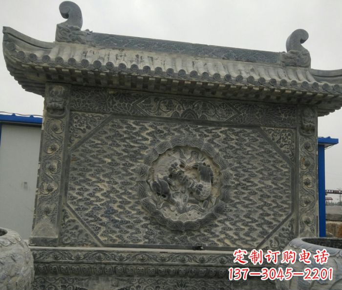 漳州园林景观仿古石雕影壁