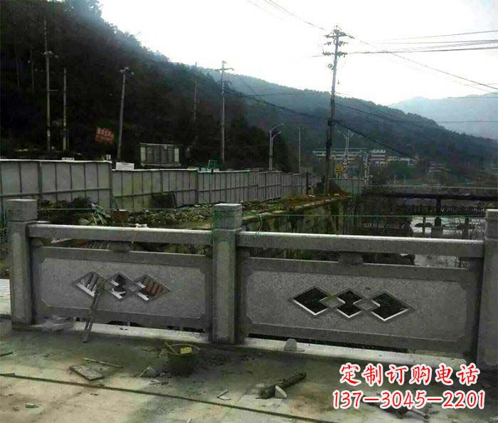 漳州园林景观仿古石浮雕栏板 (2)