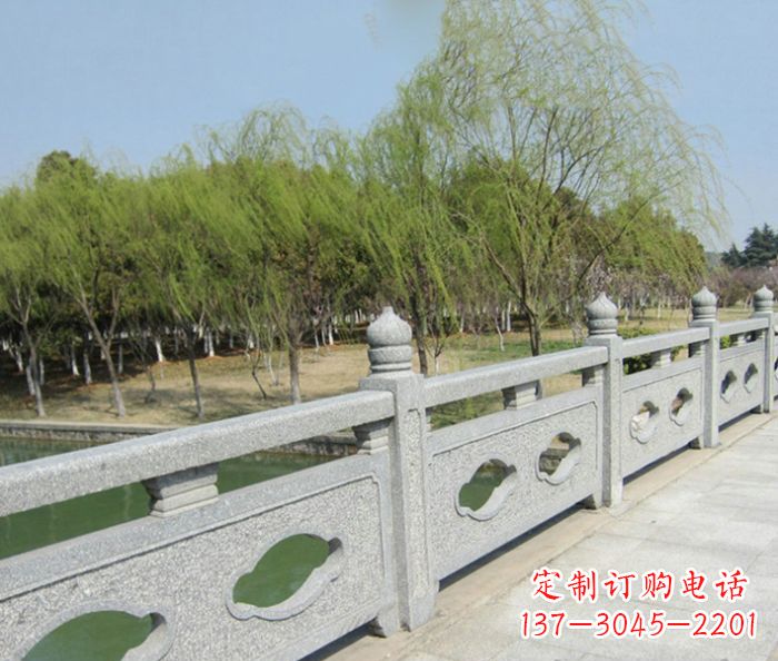 漳州园林景观真山桥石雕栏板