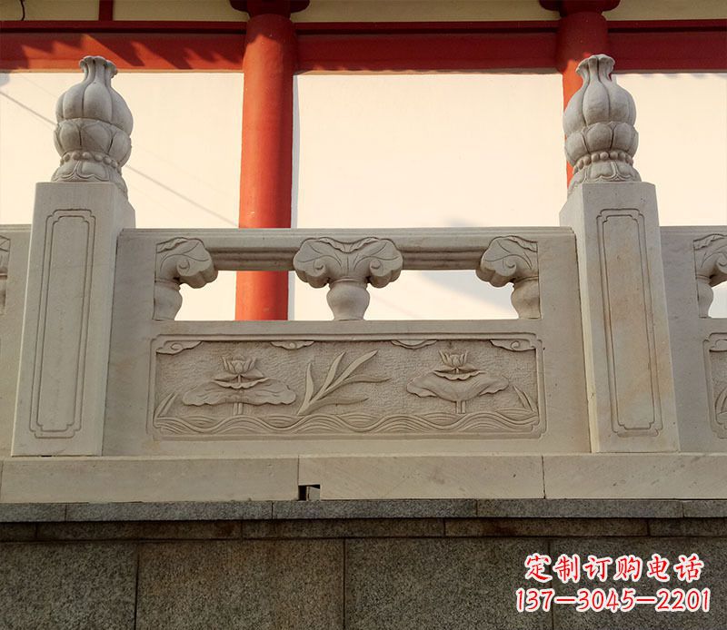 漳州园林石浮雕栏板景观石雕 (2)