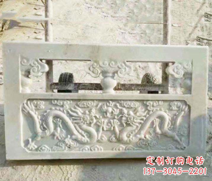 漳州园林石浮雕栏板景观石雕