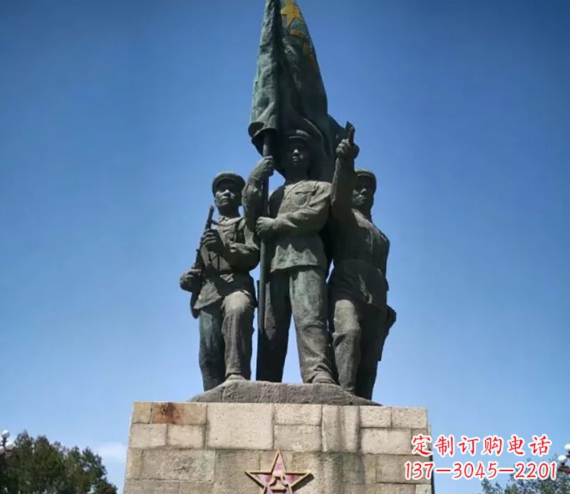 漳州战士革命广场铜雕