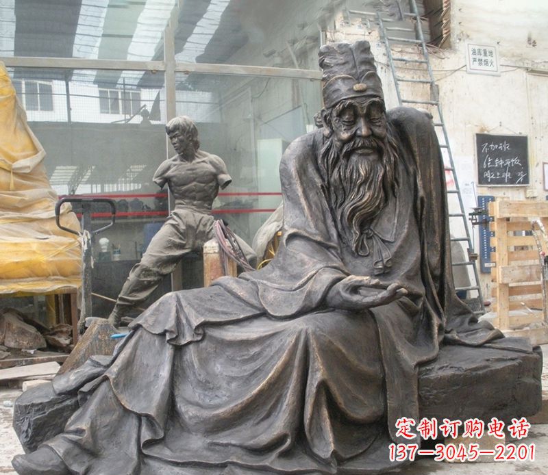 漳州张仲景铜雕