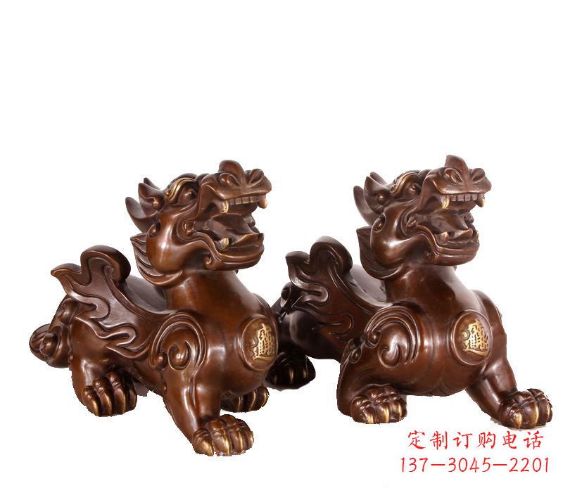 漳州招财进宝貔貅铜雕