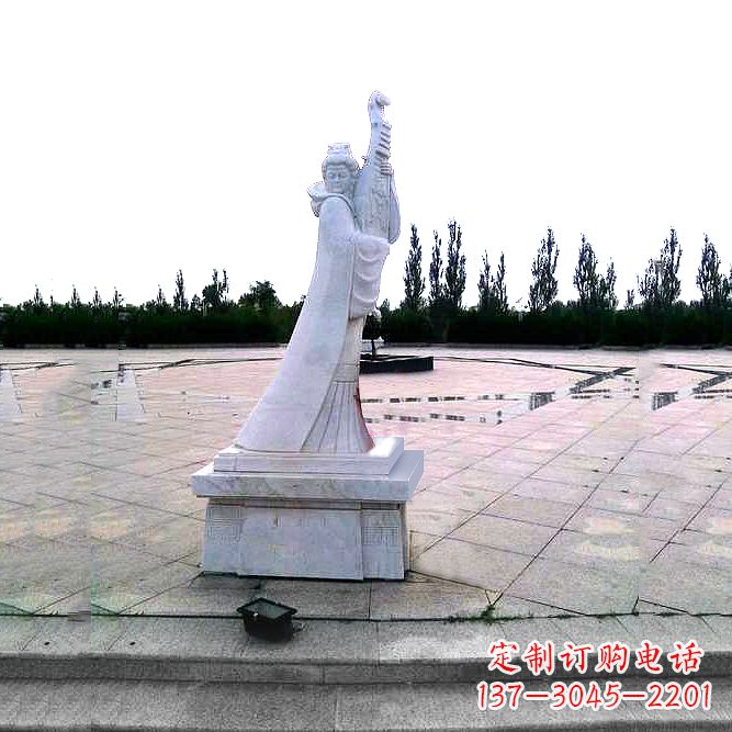漳州中国古代四大美女之王昭君广场石雕塑