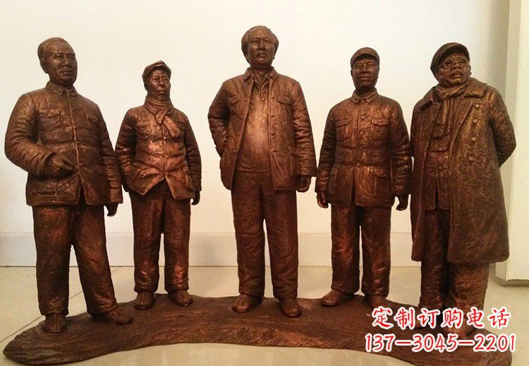 漳州中国近代伟人系列铜雕像