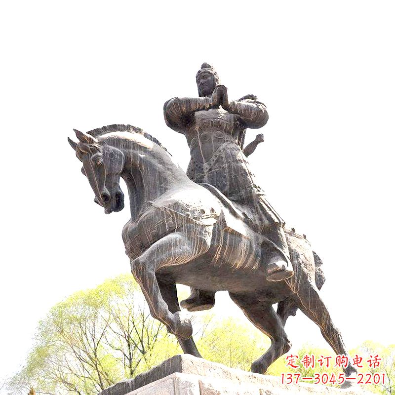 漳州中国历史名人民族英雄霍去病铜雕塑
