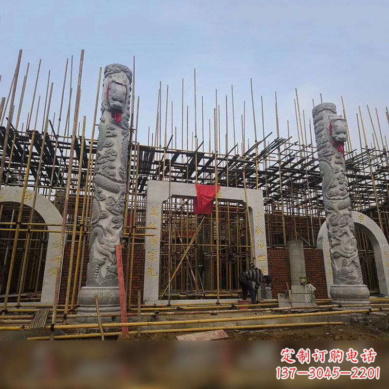 漳州中国龙柱石雕