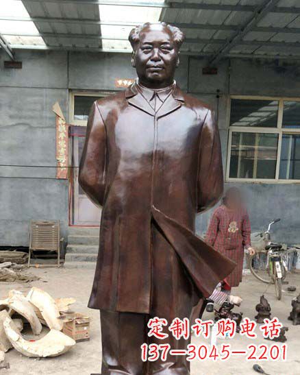 漳州中国伟人毛泽东铜像
