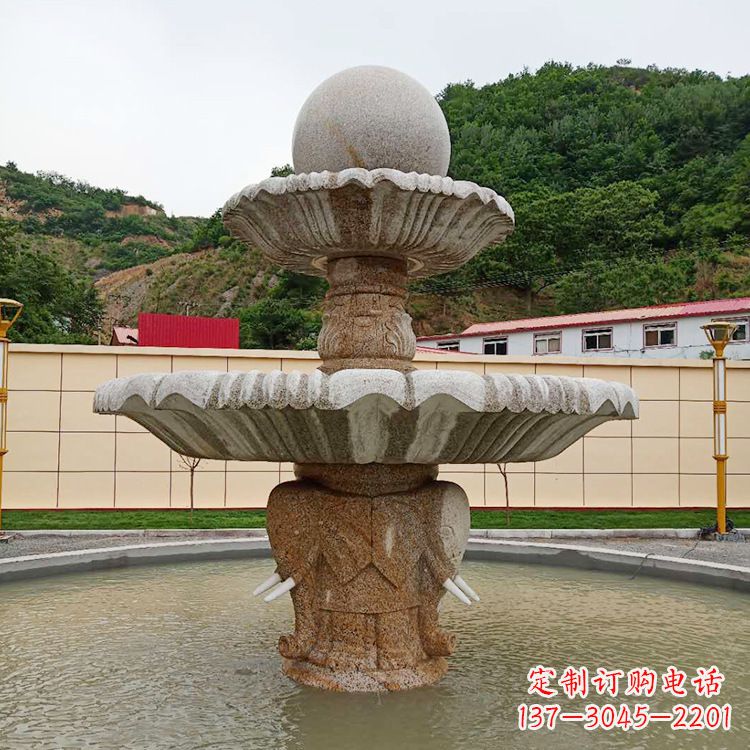 漳州中式喷泉石雕