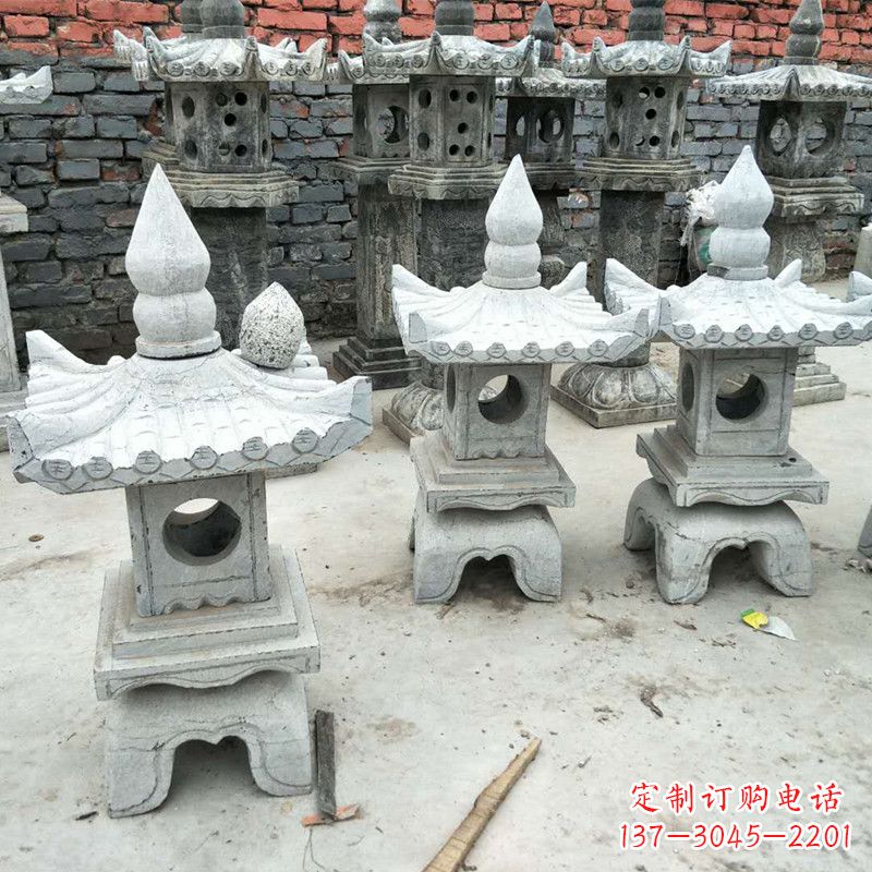 漳州中式庭院石雕灯笼