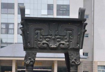 漳州小区铜雕鼎雕塑