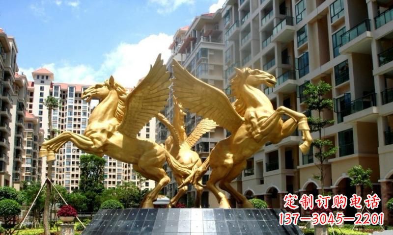 漳州铸铜飞马雕塑
