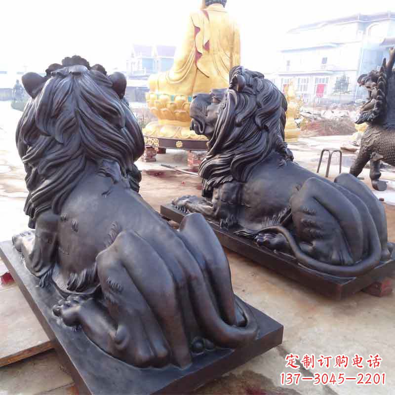 漳州铸铜汇丰狮子