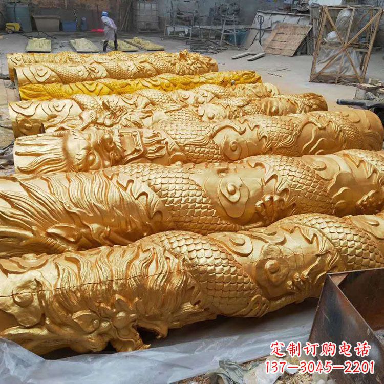 漳州铸铜龙柱