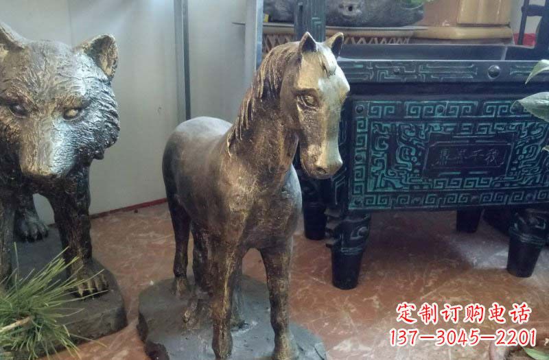 漳州铸铜马雕塑222