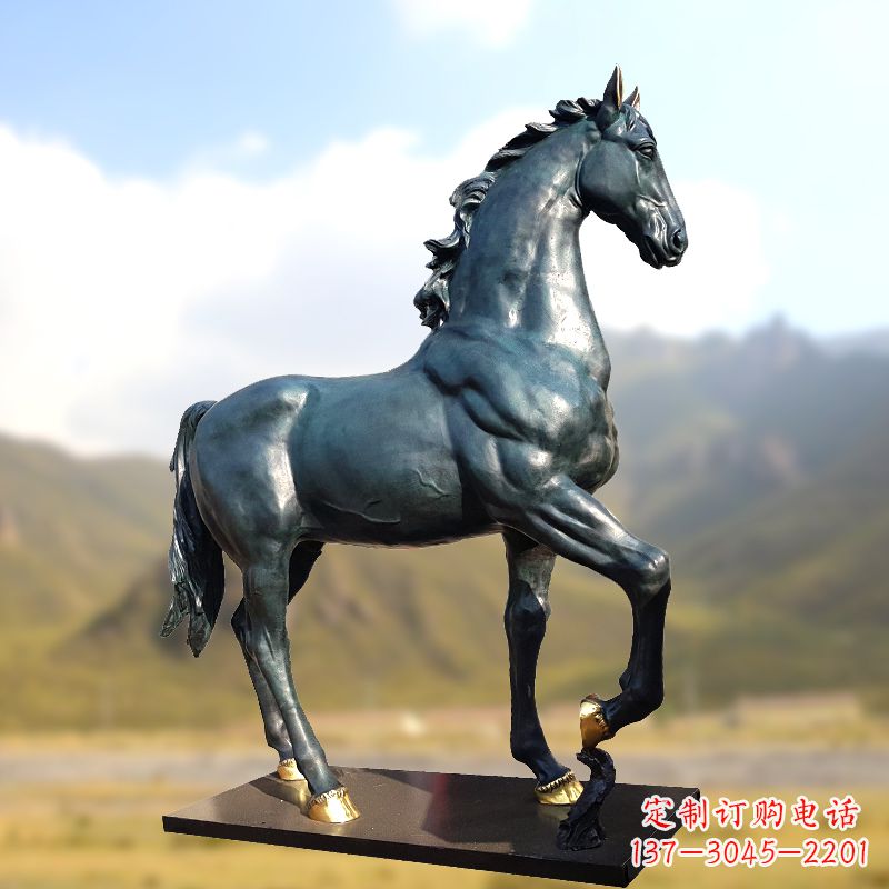 漳州铸铜马铜雕塑