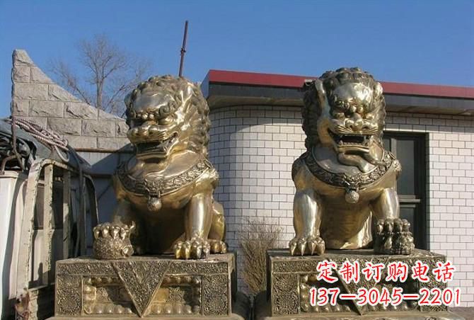 漳州铸铜狮子雕塑