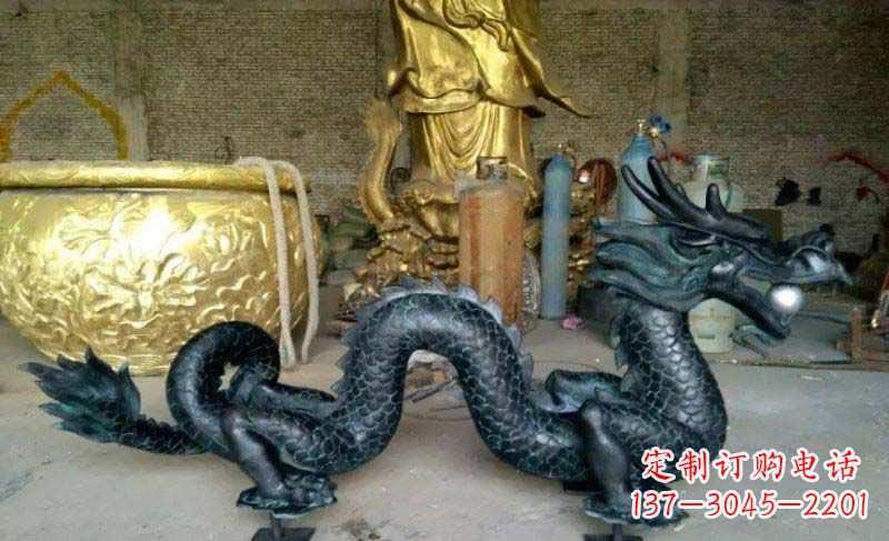 漳州铸铜双龙戏珠广场铜雕