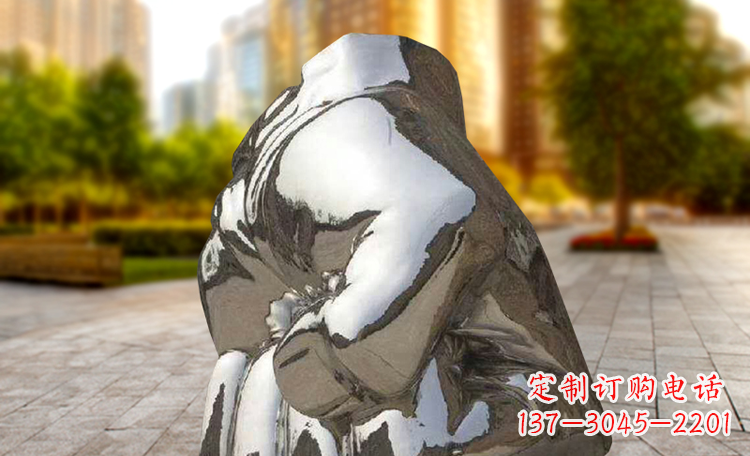 漳州不锈钢拳头广场景观雕塑