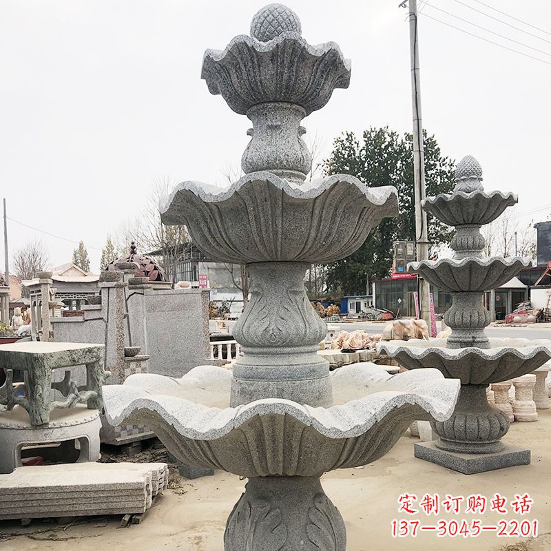 漳州自然石雕流水喷泉